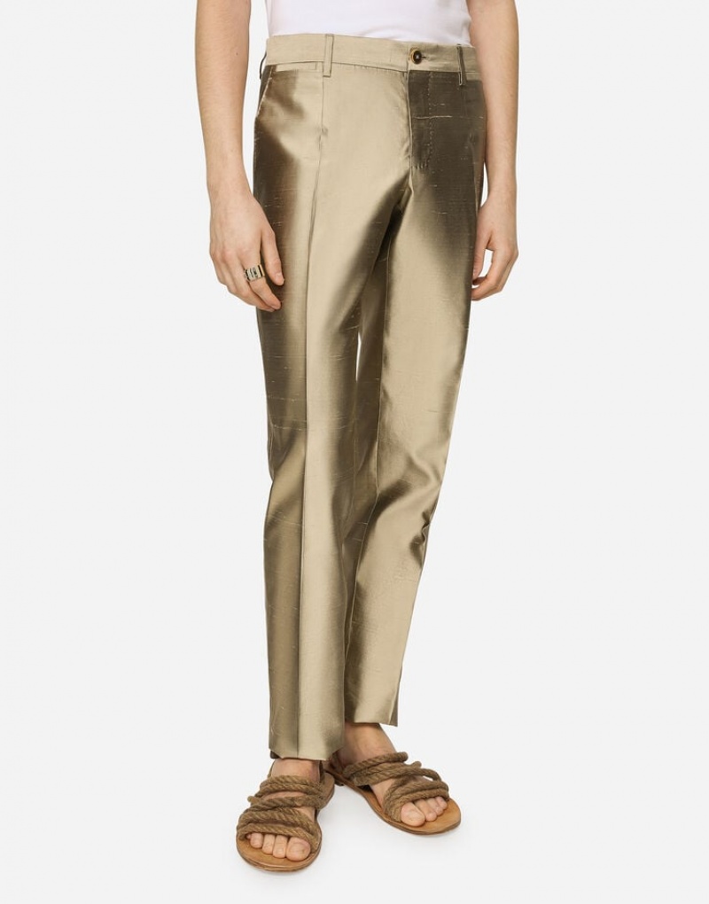 Blazers Dolce Gabbana Shantung silk double-breasted Sicilia-fit Hombre | JAF317485