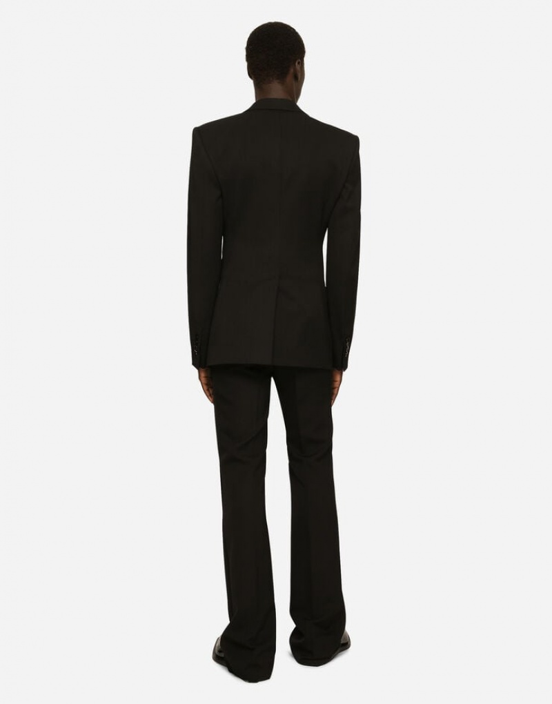 Blazers Dolce Gabbana Single-breasted wool faille Sicilia Hombre | RUP407685