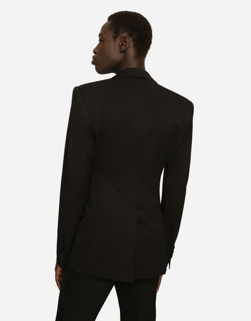 Blazers Dolce Gabbana Single-breasted wool faille Sicilia Hombre | RUP407685