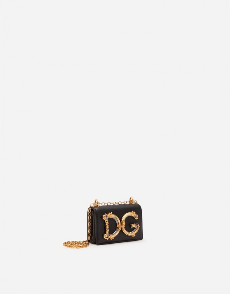 Bolsas Dolce Gabbana DG Girls micro in plain calfskin Mujer | DEX394601