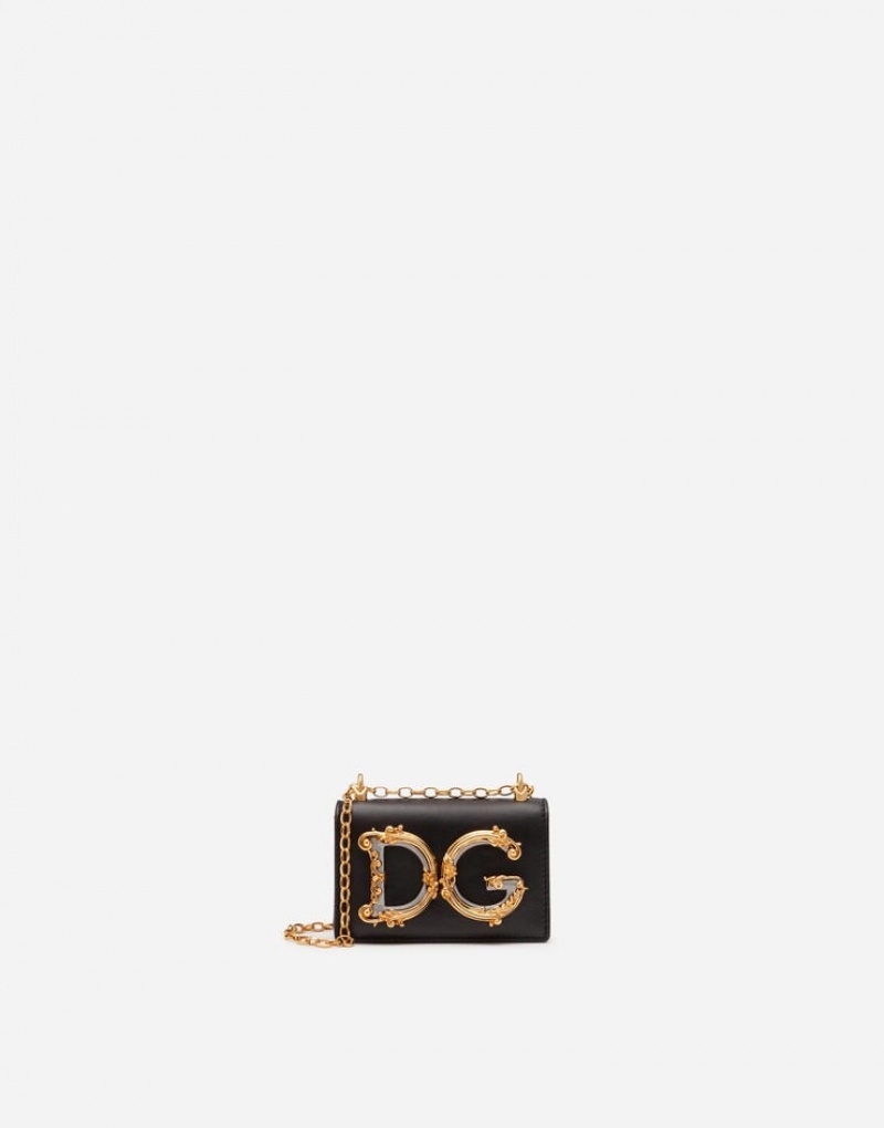 Bolsas Dolce Gabbana DG Girls micro in plain calfskin Mujer | DEX394601