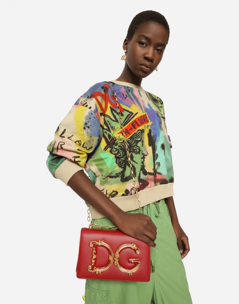 Bolsas Dolce Gabbana Nappa leather DG Girls Mujer | JMQ473259