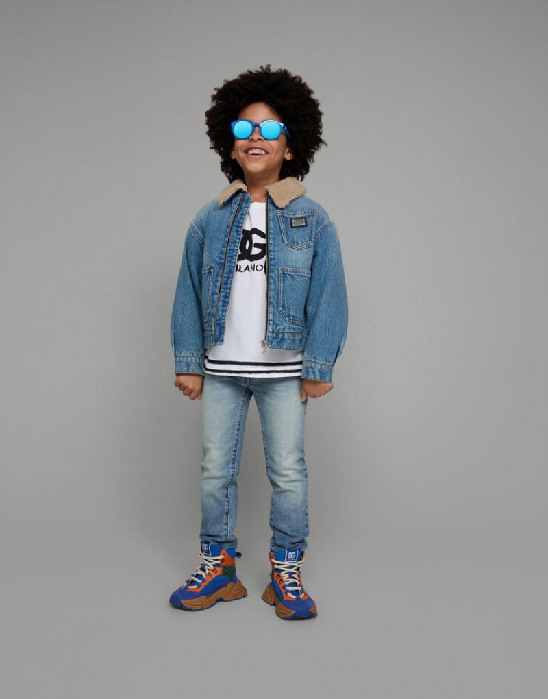 Camiseta Dolce Gabbana Corta-sleeved jersey with print Niños | LZK954708