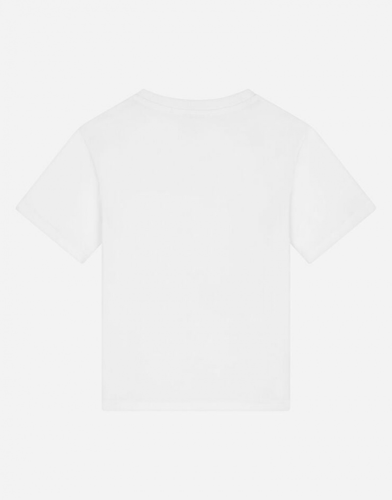 Camiseta Dolce Gabbana Corta-sleeved jersey with mascot print Niños | CKD529014