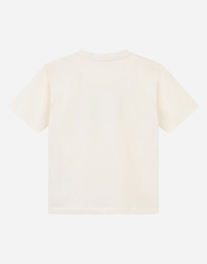 Camiseta Dolce Gabbana Interlock with logo print Niños | PIH925341