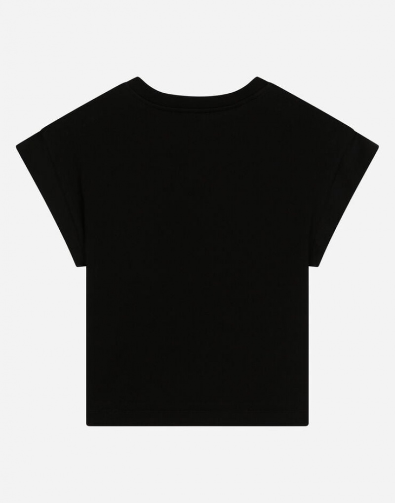 Camiseta Dolce Gabbana Jersey with DG maxi-logo Niños | ASV610349