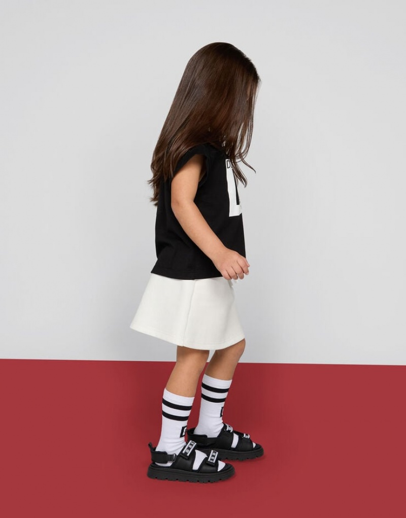 Camiseta Dolce Gabbana Jersey with DG maxi-logo Niños | ASV610349