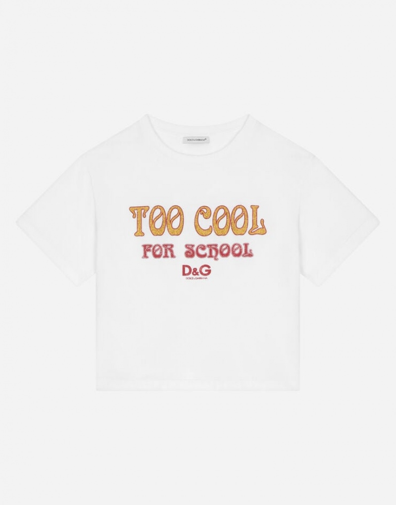 Camiseta Dolce Gabbana Jersey with print Niños | DFK516072