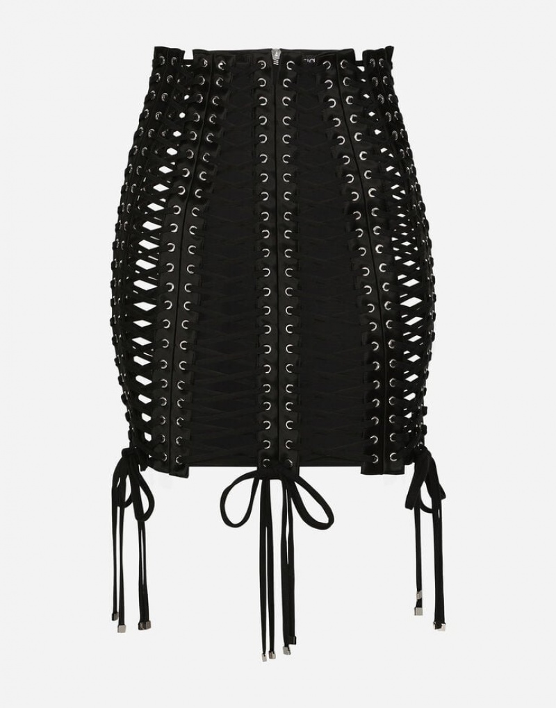 Falda Dolce Gabbana Miniskirt with laces and eyelets Mujer | IDT081974
