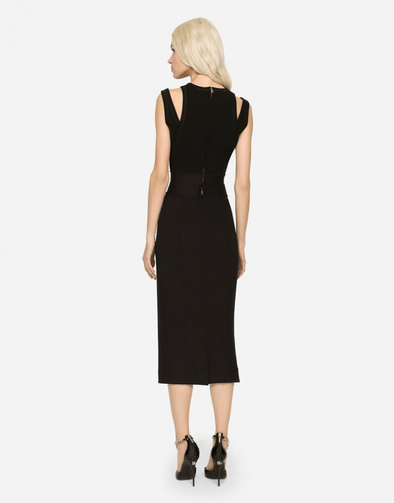 Falda Dolce Gabbana Technical jersey calf-length Mujer | BYJ907234