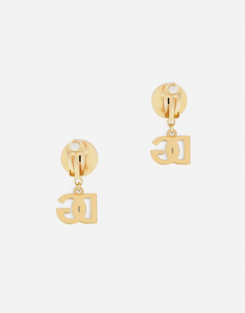 Joyas Dolce Gabbana Clip-on earrings with DG logo Hombre | YDR715024