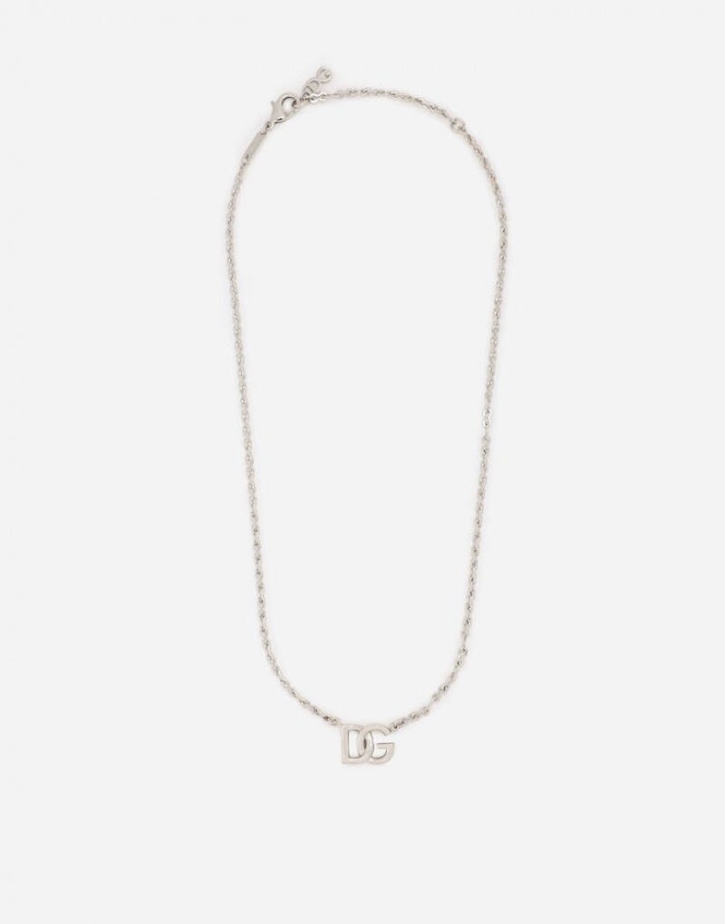 Joyas Dolce Gabbana Link choker with DG logo Hombre | KDB961502
