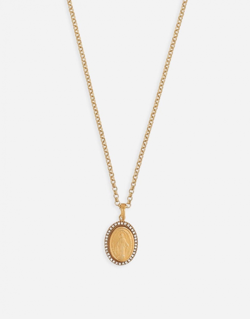Joyas Dolce Gabbana Long necklace with medal Mujer | SJM847620