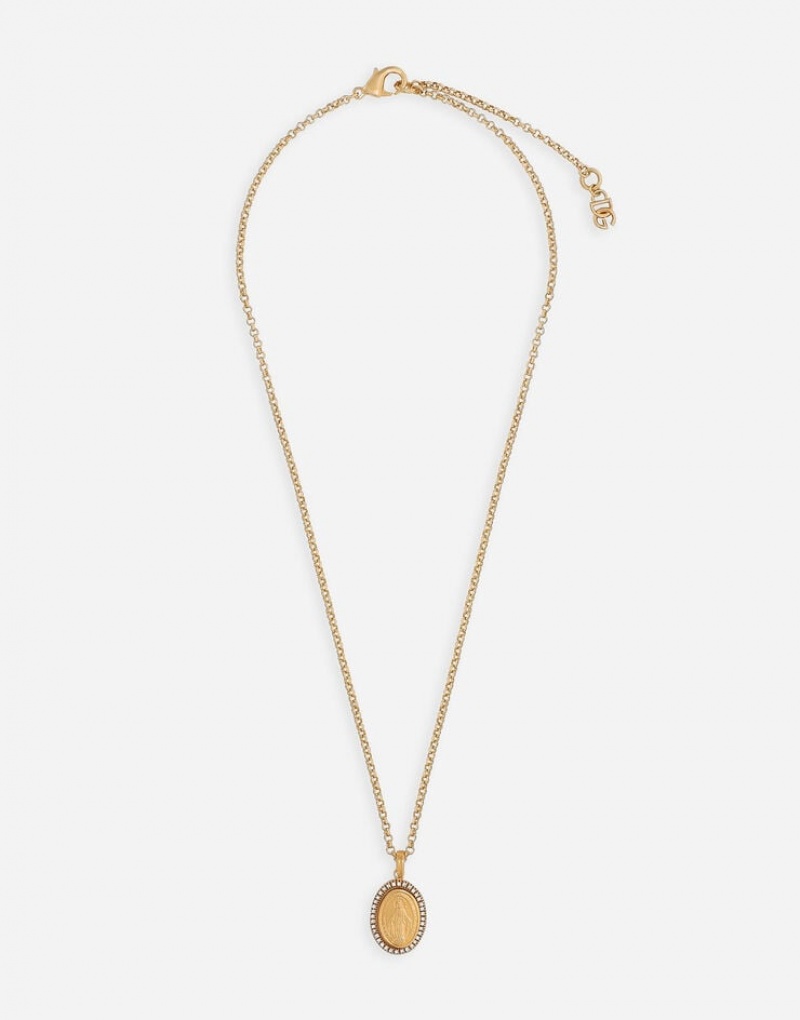 Joyas Dolce Gabbana Long necklace with medal Mujer | SJM847620