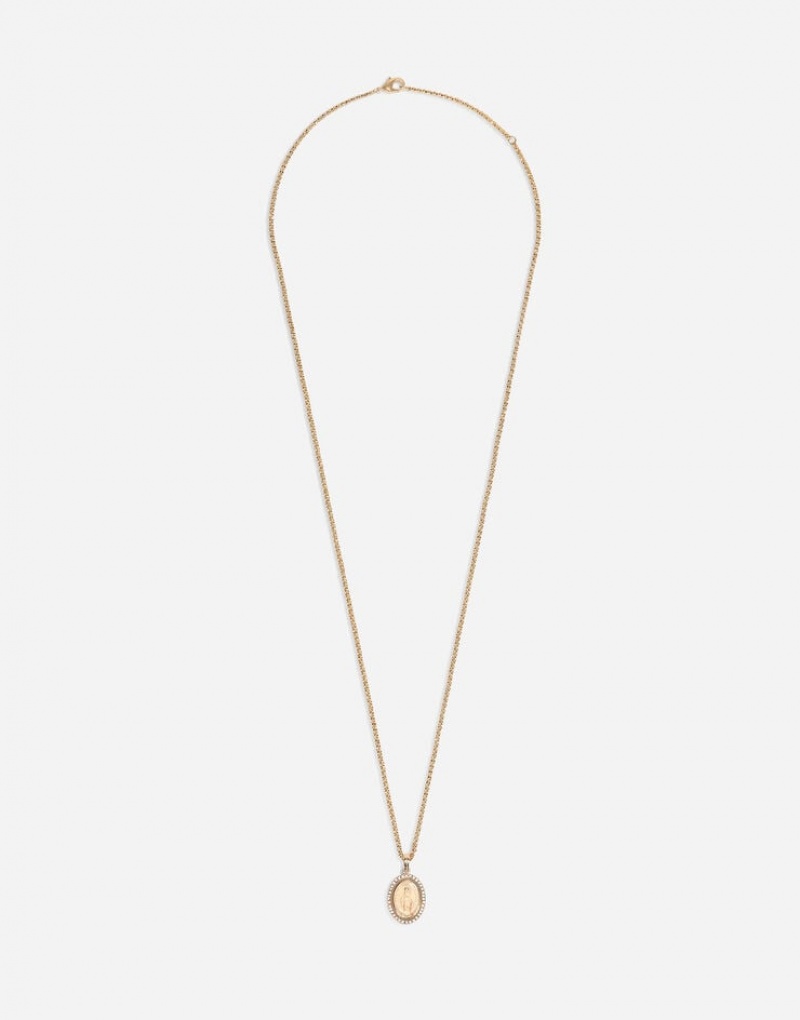 Joyas Dolce Gabbana Necklace with sacred image Hombre | JMF489250