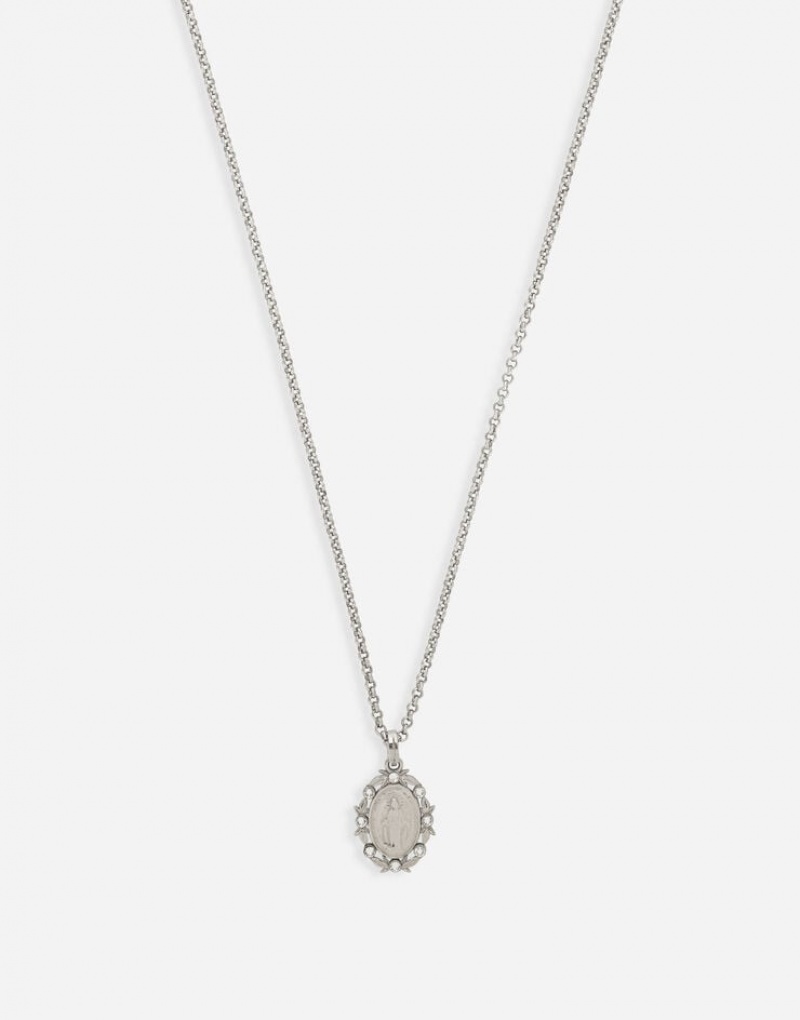 Joyas Dolce Gabbana Pendant necklace with crystals Hombre | IVH923780