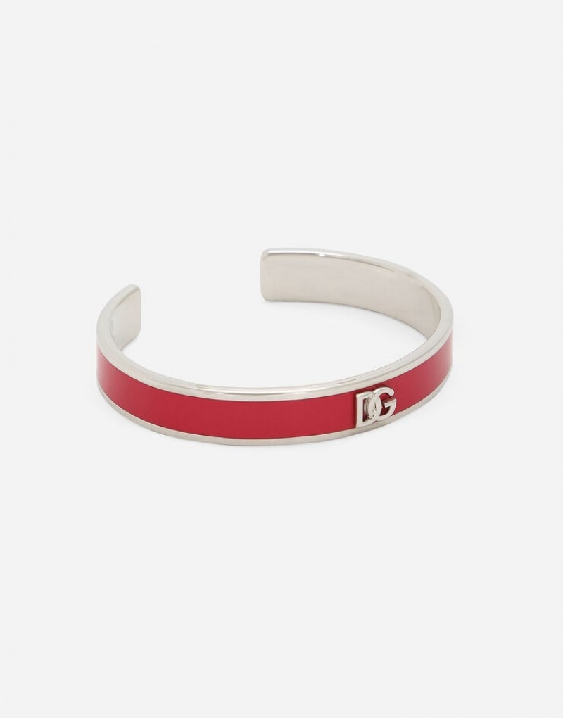 Joyas Dolce Gabbana Rigid enameledcelet with DG logo Mujer | SML051438