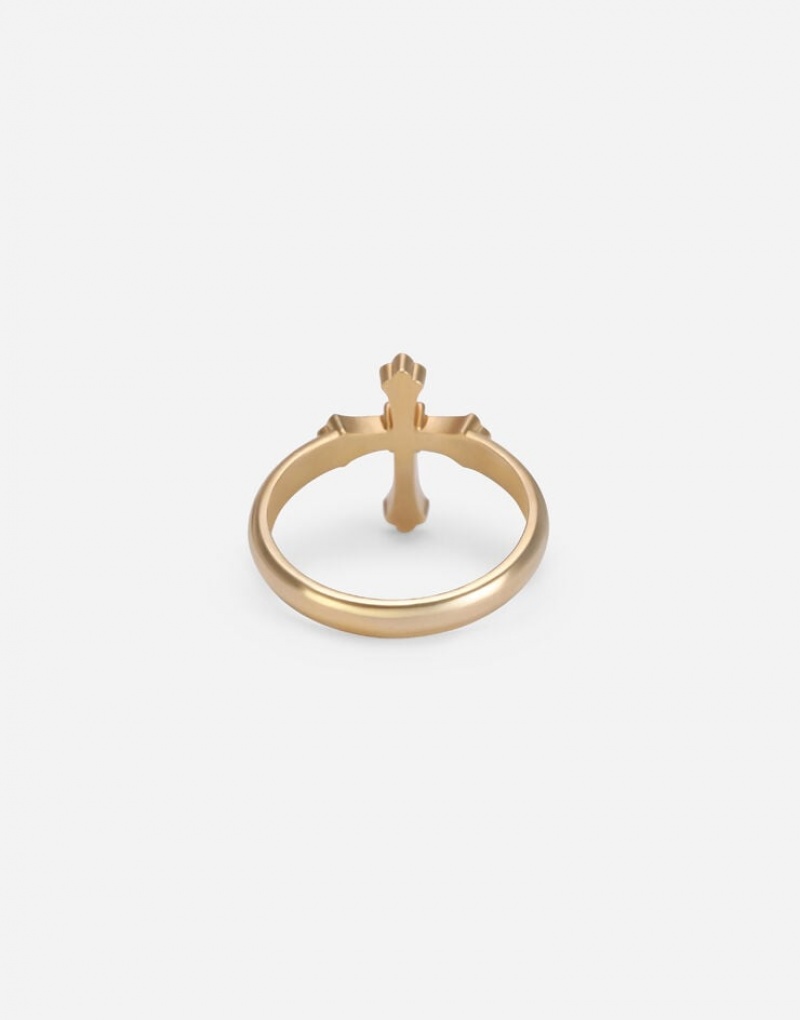 Joyas Dolce Gabbana Ring with cross and crystals Hombre | XYK943821