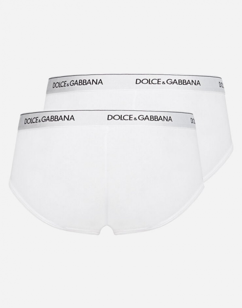 Ropa Interior Dolce Gabbana Bi-packndo in stretch cotton Hombre | DEL345079