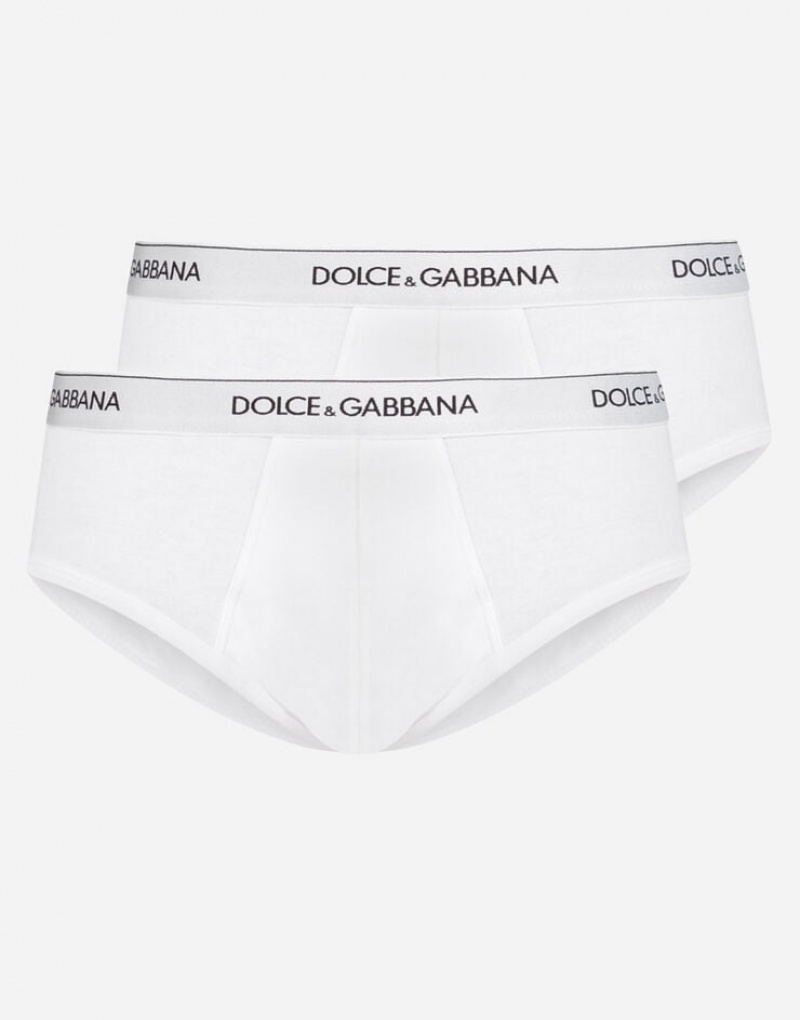 Ropa Interior Dolce Gabbana Bi-packndo in stretch cotton Hombre | DEL345079