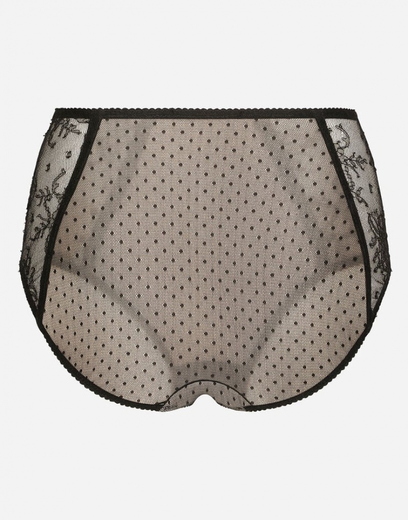 Ropa Interior Dolce Gabbana High-waisted lace Mujer | VUA058347