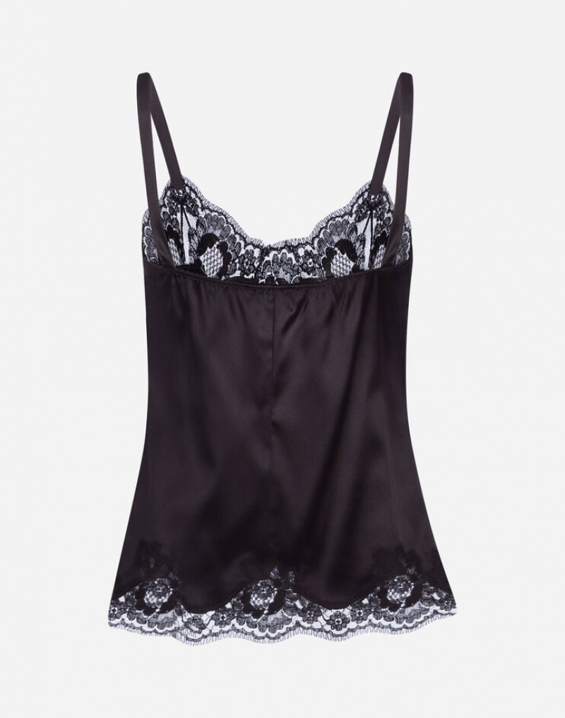 Ropa Interior Dolce Gabbana Lingerie in satin and lace Mujer | YXM107965