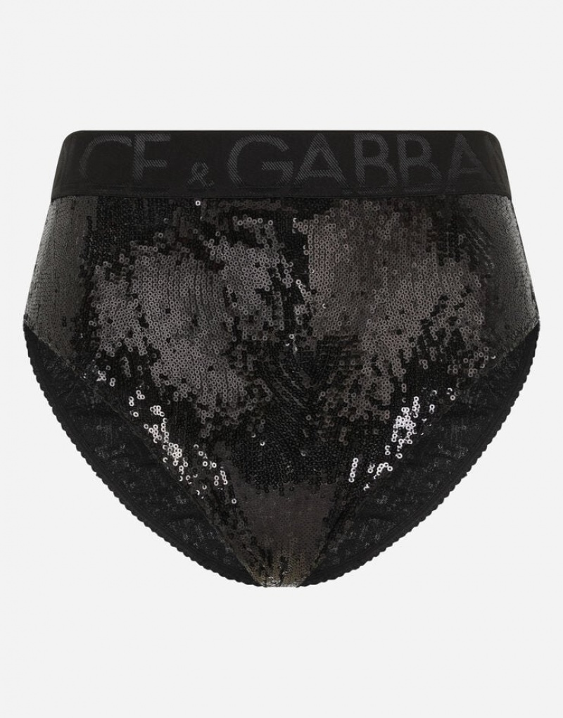 Ropa Interior Dolce Gabbana Micro-sequins with elastic Mujer | QJZ539016