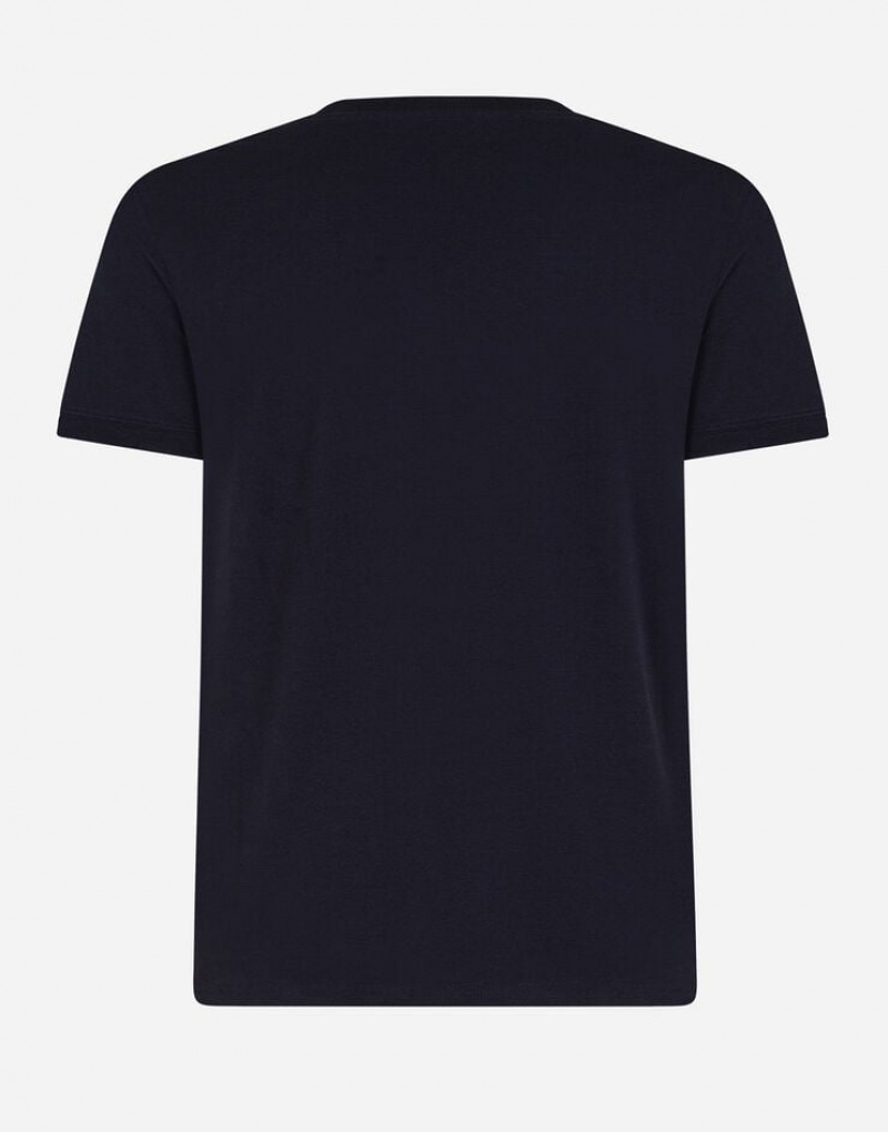 Ropa Interior Dolce Gabbana Round-neck stretch cotton Hombre | CLJ086724