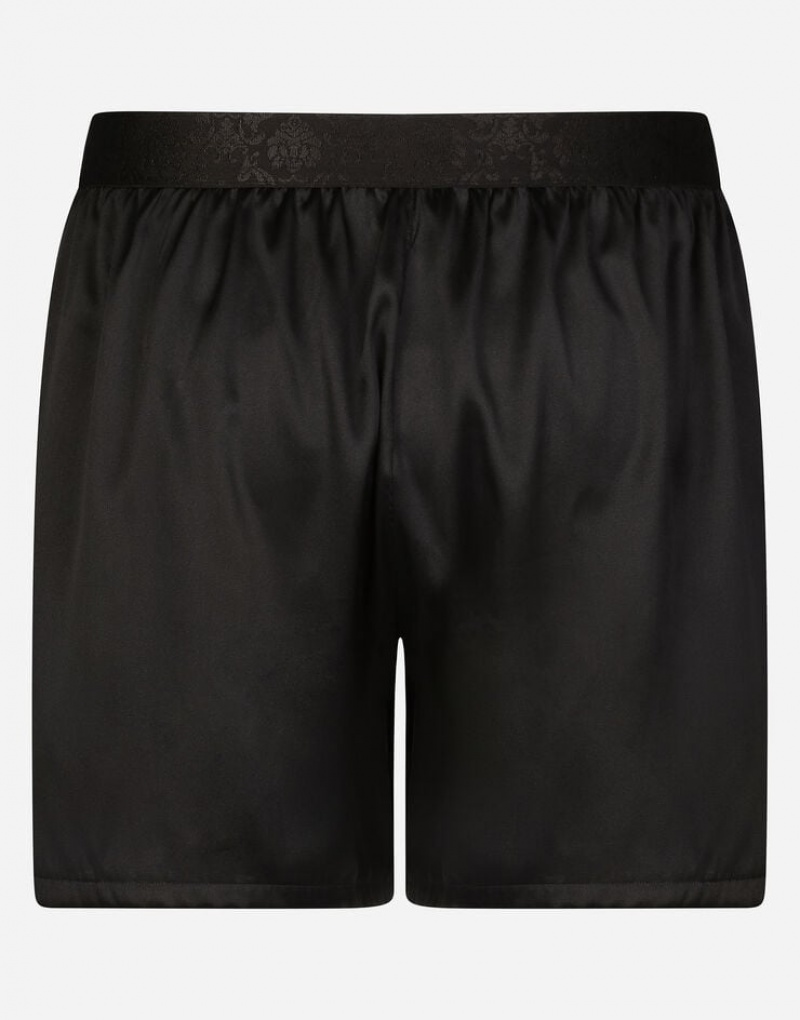 Ropa Interior Dolce Gabbana Silk satin boxer with sleep mask Hombre | BMH310956