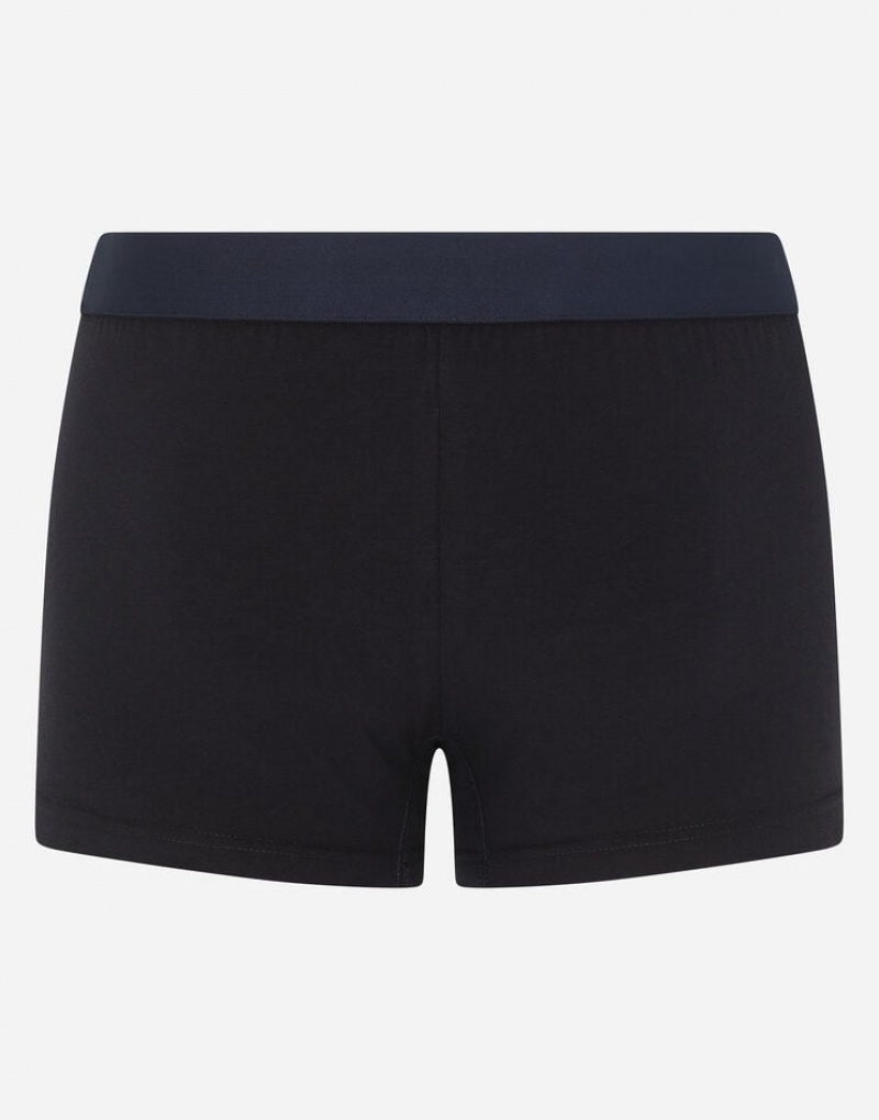 Ropa Interior Dolce Gabbana Two-way-stretch cotton jersey boxers Hombre | IXN537906