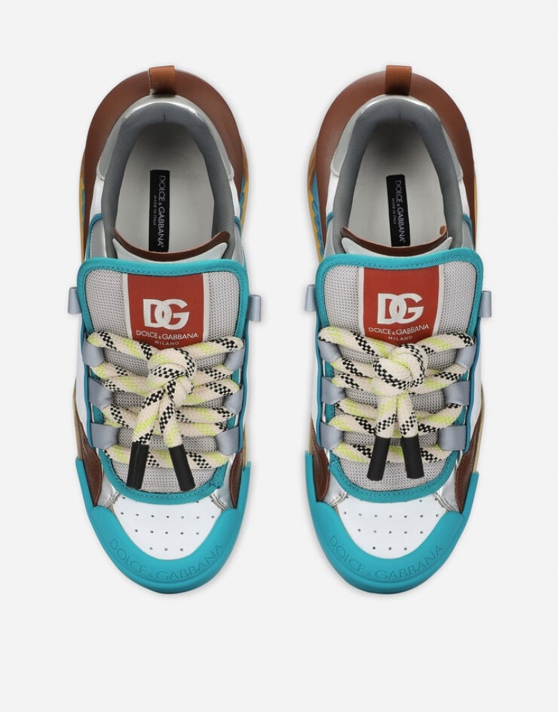 Tenis Dolce Gabbana Mixed-material Portofino Hombre | TYE758342