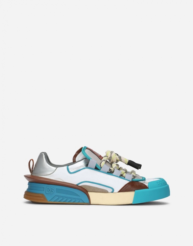Tenis Dolce Gabbana Mixed-material Portofino Hombre | TYE758342