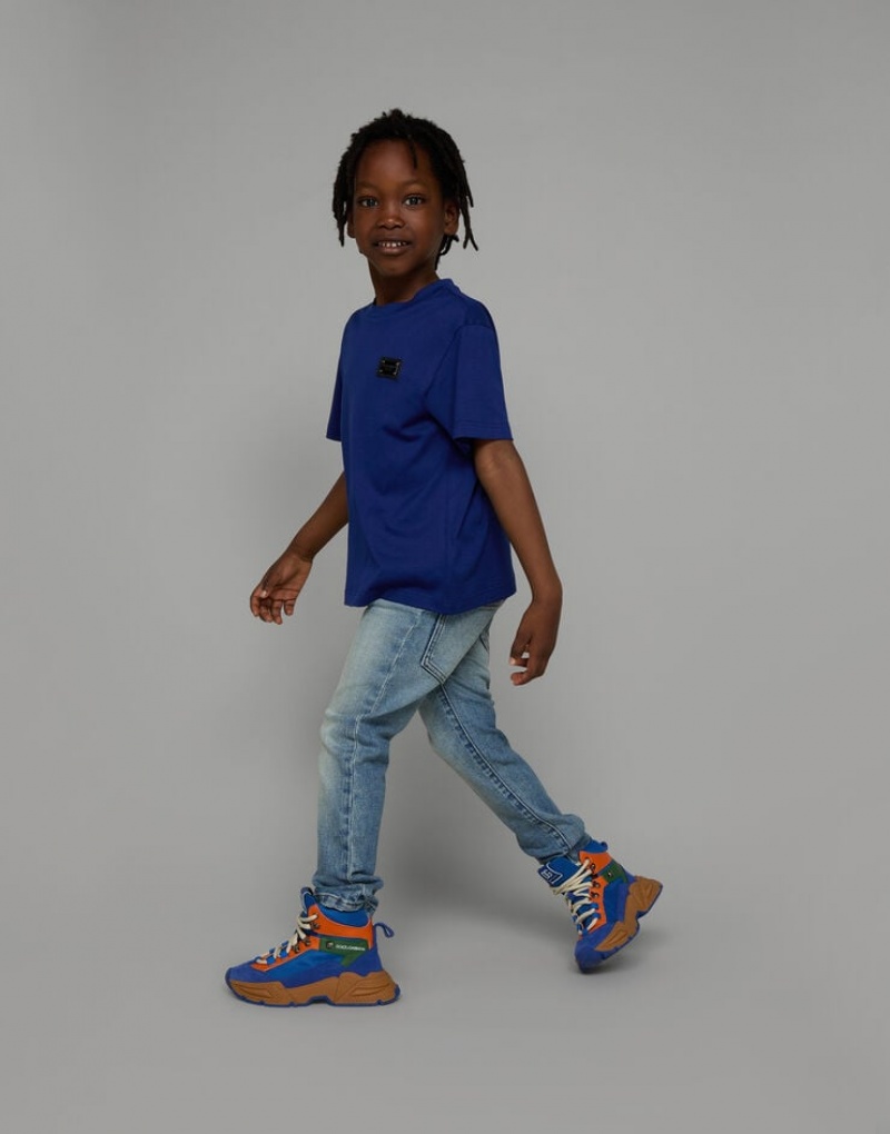 Zapatos Dolce Gabbana Airmaster high-top in mixed materials Niños | SXD036249
