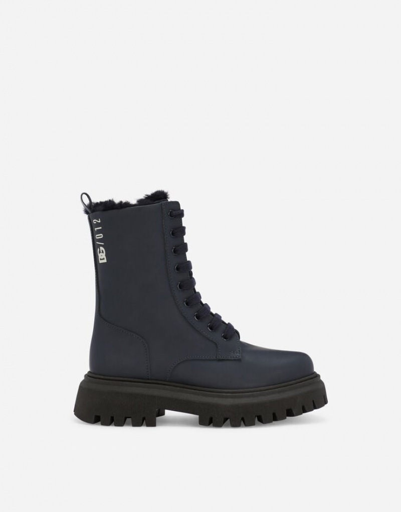 Zapatos Dolce Gabbana Calfskin combat Niños | SLW385274