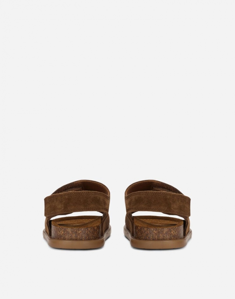 Zapatos Dolce Gabbana Split leather with logo embroidery Niños | KPW460359